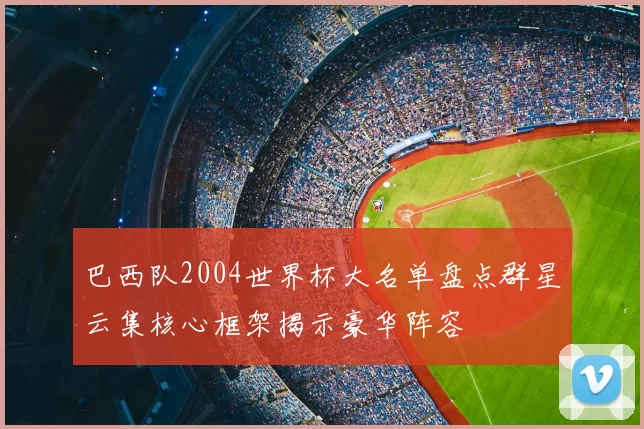 巴西队2004世界杯大名单盘点群星云集核心框架揭示豪华阵容