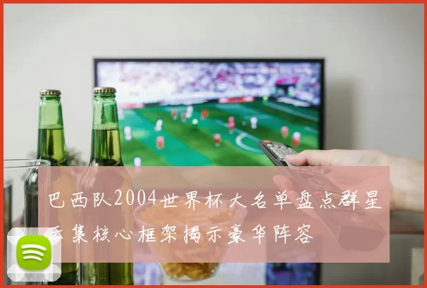 巴西队2004世界杯大名单盘点群星云集核心框架揭示豪华阵容